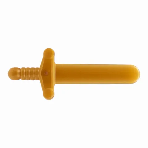Lego Minifigure, Weapon Sword, Shortsword Elaborate Hilt Pearl Gold
