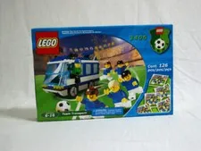 LEGO 3406 Sports Football Soccer National Team Bus Blue 2000 Sports Sealed Box