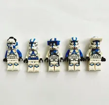 LEGO Star Wars 501st Clone Trooper Mini figure Lot (5) Heavy Specialist Army
