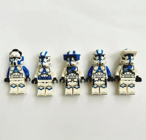 LEGO Star Wars 501st Clone Trooper Mini figure Lot (5) Heavy Specialist Army