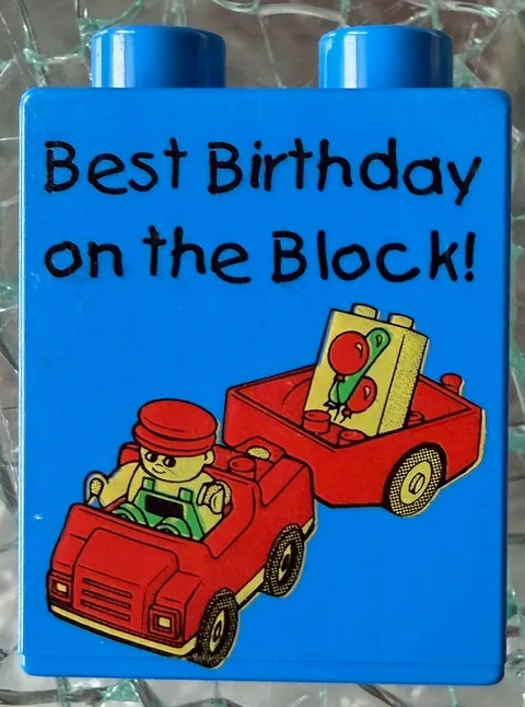 Lego Duplo 2005 LEGOLAND CALIFORNIA Best Birthday on the Block Brick