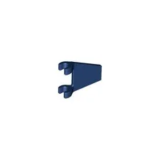 LEGO 14x Dark Blue Flag 2 x 2 Trapezoid with Flat Edge inv.595
