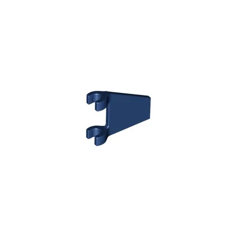 LEGO 14x Dark Blue Flag 2 x 2 Trapezoid with Flat Edge inv.595