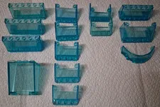 M-1 Lego Lot 14 Trans-Light Blue Windscreen 57793 35336 92583 4872 62360