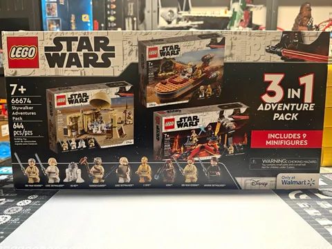 LEGO 66674 Star Wars Skywalker Adventures Pack 3-in-1 Pack Walmart Exclusive