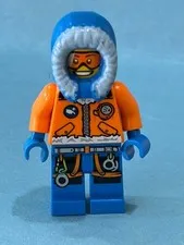 LEGO City Minifig cty0492 - Arctic Explorer Male - Scratches/No Cracks/Dents