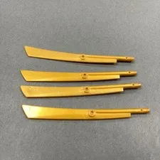 Lego 98137 Gold Replacement Parts Pieces Lot of 4