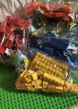 LEGO Assorted Bricks Sorted by Color w/ Large Green Baseplate