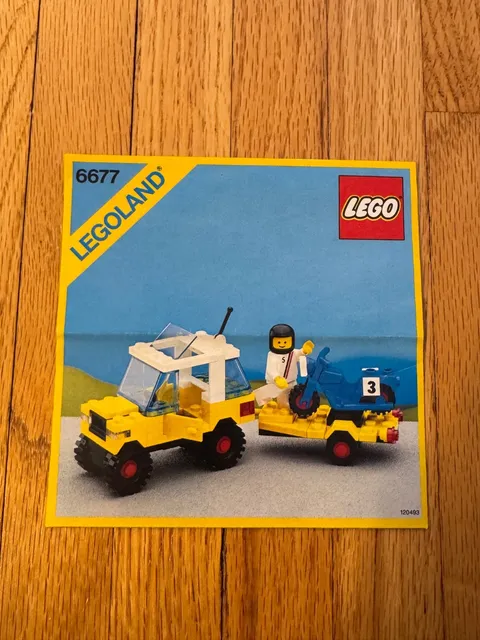 Lego Town Motocross Racing (6677) Instruction Booklet Only