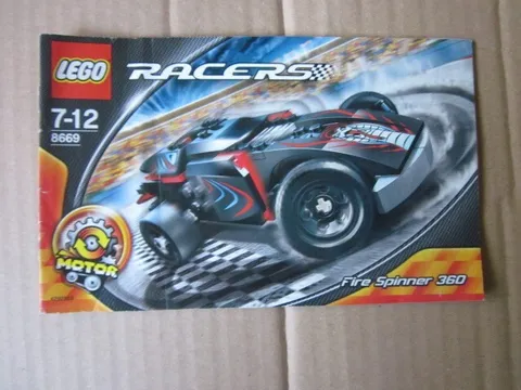 Lego Racers Building Instructions Instruction 8669 Fire Spinner 360