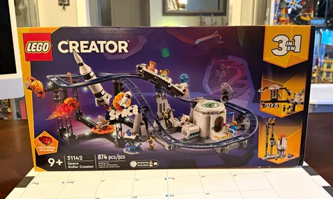 LEGO Creator Space Roller Coaster 31142 3-in-1 Set, 874 Pieces, Ages 9+