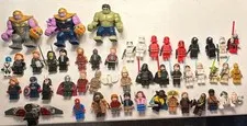 LEGO Minifigure Mixed Lot Marvel & Star Wars Thanos Hulk Spider-Man Vader