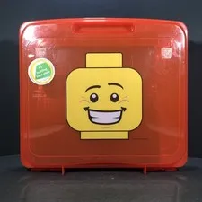 LEGO Red Project Storage Case With Green 32 x 32 Baseplate 499120
