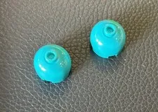 LEGO 49308 Dark Turquoise Round Brick Dome Top Sphere Lot of 2