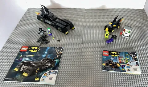 Lego 76119 76137  Lot 2 Super Heroes Sets Batman: Batmobile And Riddler Sets