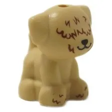 LEGO Friends Pali Puppy Dog Tan Reddish Brown Hair Animal Figure