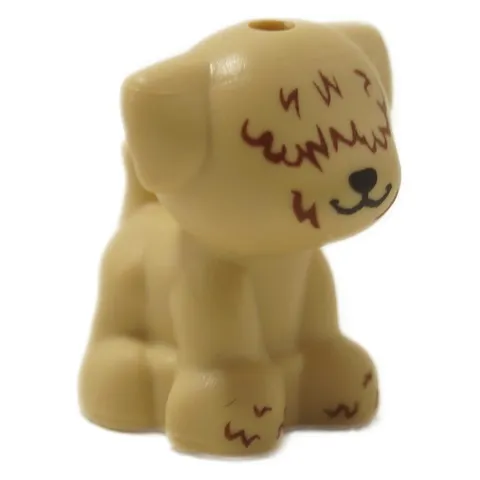 LEGO Friends Pali Puppy Dog Tan Reddish Brown Hair Animal Figure