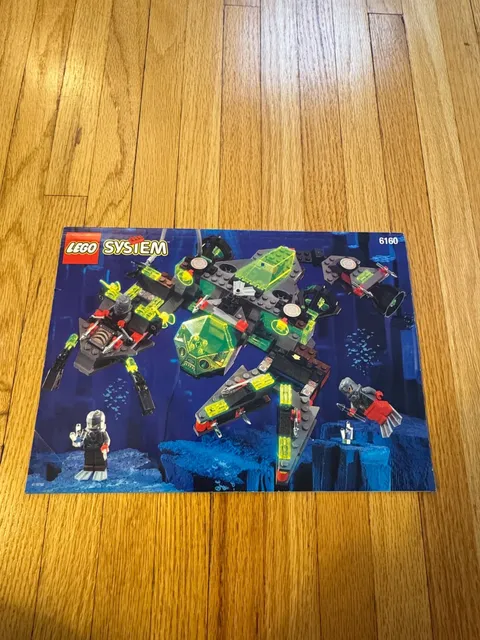Lego Aquazone Sea Scorpion (6160) Instruction Booklet Only