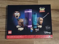 LEGO Disney Toy Story Slinky Dog Bookends 43301 Complete Set Box 1311pc