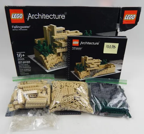 LEGO Architecture 21005 Fallingwater Frank Lloyd Wright Complete w/ Box & Manual
