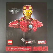 LEGO Marvel Iron Man MK4 Bust (76327) Set, 436 Pieces, Ages 18+