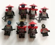 Lego Ninjago Stone Army Warrior Minifigure lot of 8