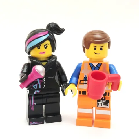 LEGO Movie Emmet & Lucy Wyldstyle Minifigures Genuine Mini Figure Lot
