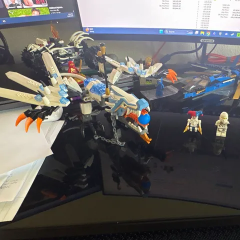 LEGO ninjago ice dragon attack 2260 great condition 100% complete