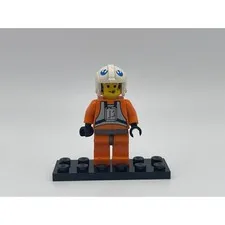 LEGO Star Wars Luke Skywalker X-Wing Pilot Minifigure Orange Flight Suit sw0090