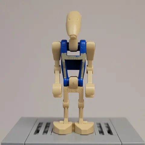 Lego Star Wars - Battle Droid Pilot Minifigure sw0360 - Blue Torso - 7958 75073