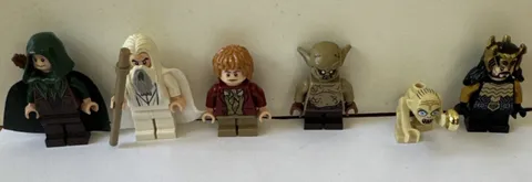 LEGO LOTR and The Hobbit Minifigure Lot of 6