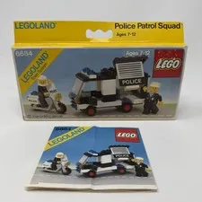 Vintage LEGO 6684 Empty Box and Manual ONLY Police Patrol Squad 1984 Legoland
