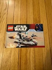 Lego Star Wars Rebel Scout Speeder (7668) Instruction Booklet Only