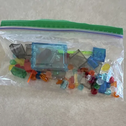 LEGO Bulk Lot Mixed Bricks Pieces Parts Multicolor Plastic Bag