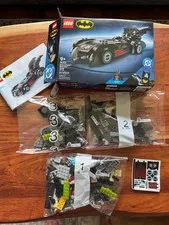 LEGO DC Super Heroes 76333 Batman & Robin Batmobile Open Box No Code