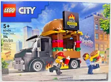LEGO 60404 City Burger Food Truck New Sealed Retired Ships Fast NISB