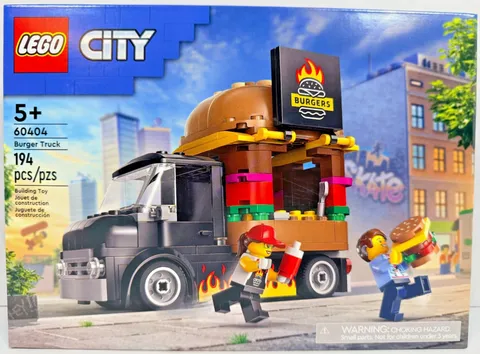 LEGO 60404 City Burger Food Truck New Sealed Retired Ships Fast NISB