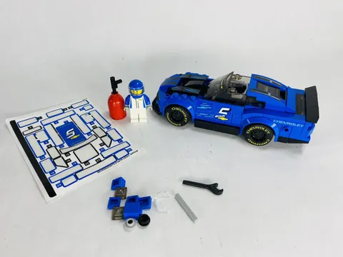 Incomplete LEGO Speed Champions 75891 Chevrolet Camaro ZL1 Set Race Car