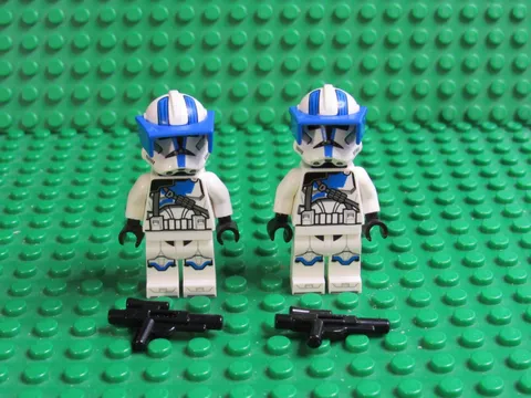 Lot 2 Lego 501st Clone Heavy Trooper Star Wars Minifigures sw1247 75345 WB82
