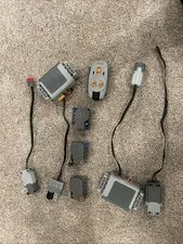 LEGO Power Functions Lot - Motors, Battery Boxes, Remote & IR Receivers