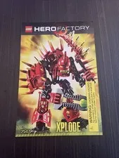 Lego Bionicle Hero Factory Villains 7147 Xplode Instructions Manual ONLY
