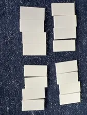LEGO 87079 White Tile 2 x 4 Bulk 16 Pieces