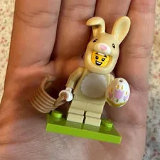 LEGO Minifigures Series 7 Bunny Suit Guy #8 8831 Minifigure w/ Egg & Basket
