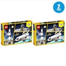 Lego Creator 3-in-1 Space Shuttle Astronaut Figure Building Set Pack of 2 New
