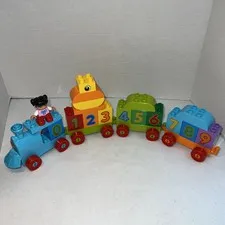Lego Duplo My First Number Train Learn To Count #10847 Incomplete Toddler Blocks