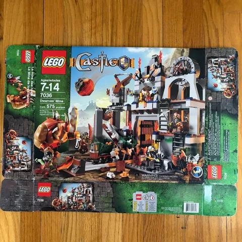 LEGO: Dwarves' Mine Set 7036 Fantasy Era BOX ONLY