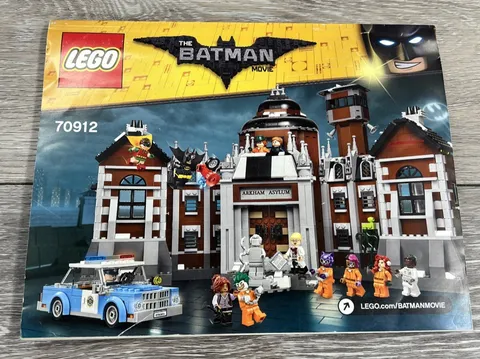 Lego 70912 The Batman Movie Instruction Manual ONLY