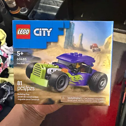 LEGO City Hot Rod Building Set 60485, 81 Pieces, Ages 5+ (Box)