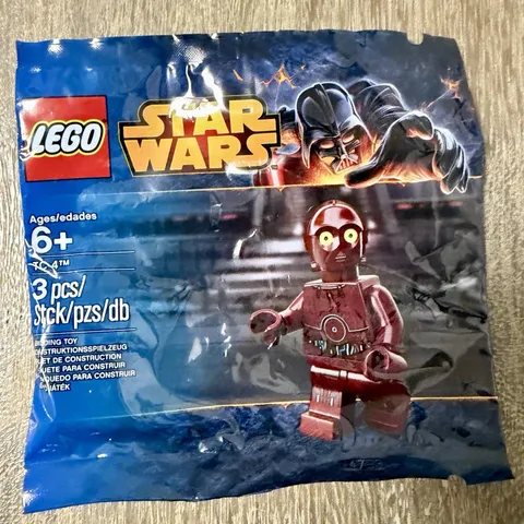 LEGO Star Wars C-3PO Minifigure Polybag 3 Pieces Promotional New Sealed