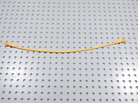 LEGO Orange 22L Flexible Hose w/ 2 Connector Ends Part 27965 BN